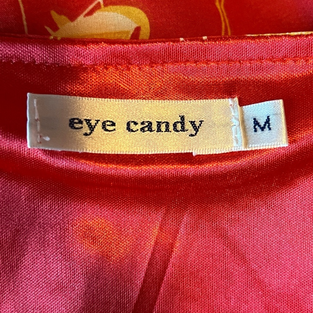 Eye Candy Women’s Vibrant Flamingo Dress - Picture 3 of 3